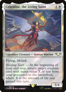 Celestine, the Living Saint (Surge Foil) (40K-010)  Foil - Warhammer 40,000 Commander