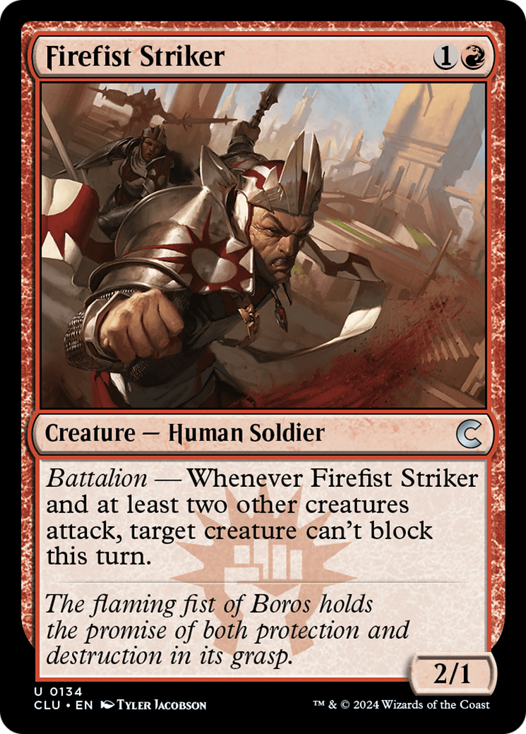 Firefist Striker (CLU-134)  - Ravnica: Clue Edition