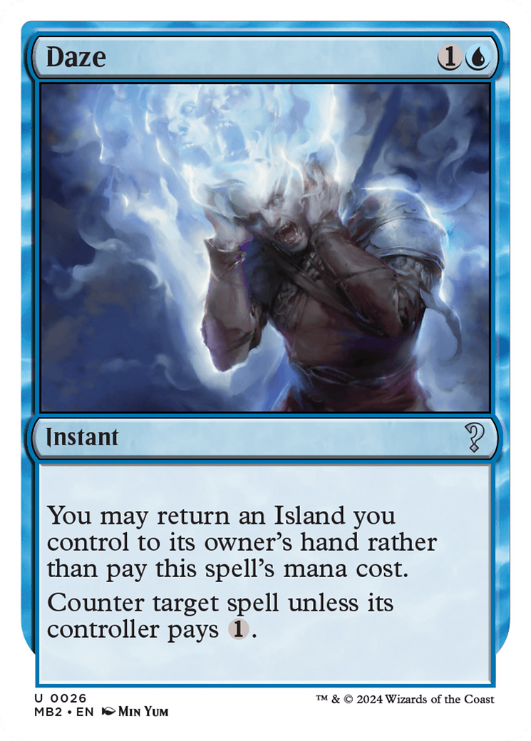 Daze (White Border) (MB2-026)  - Mystery Booster 2