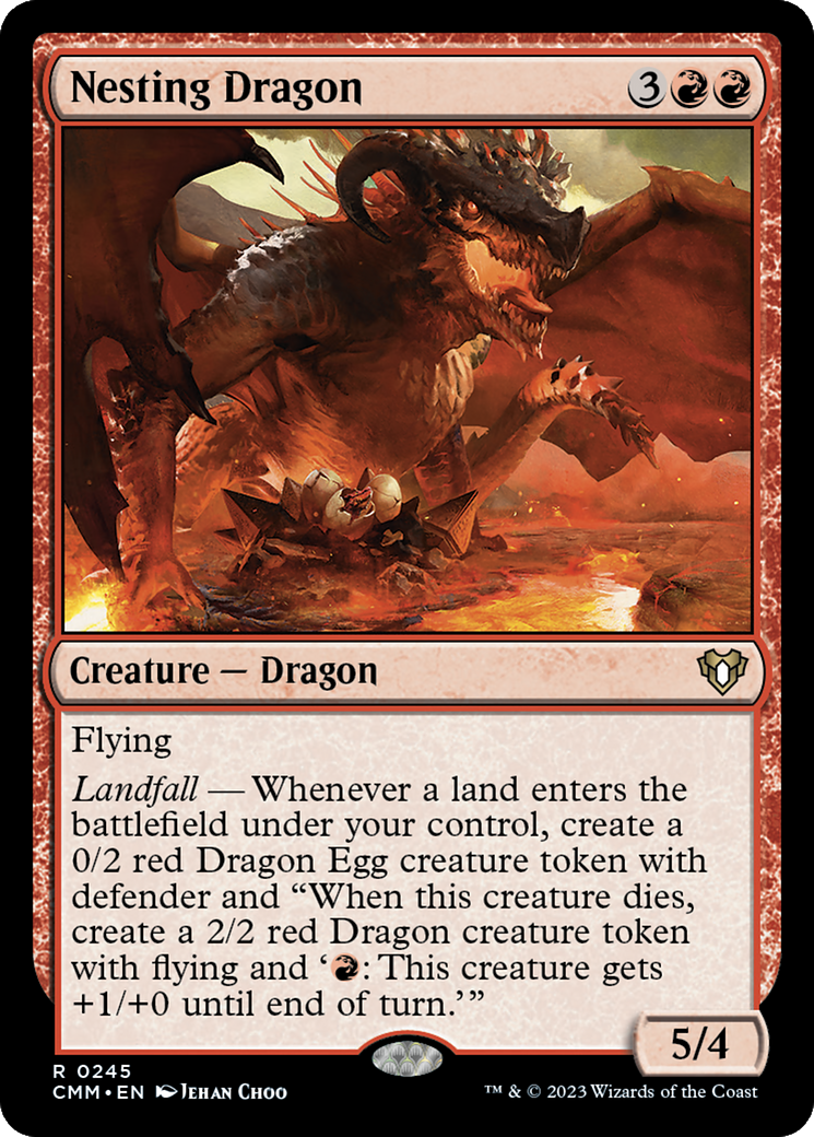 Nesting Dragon (CMM-245)  - Commander Masters