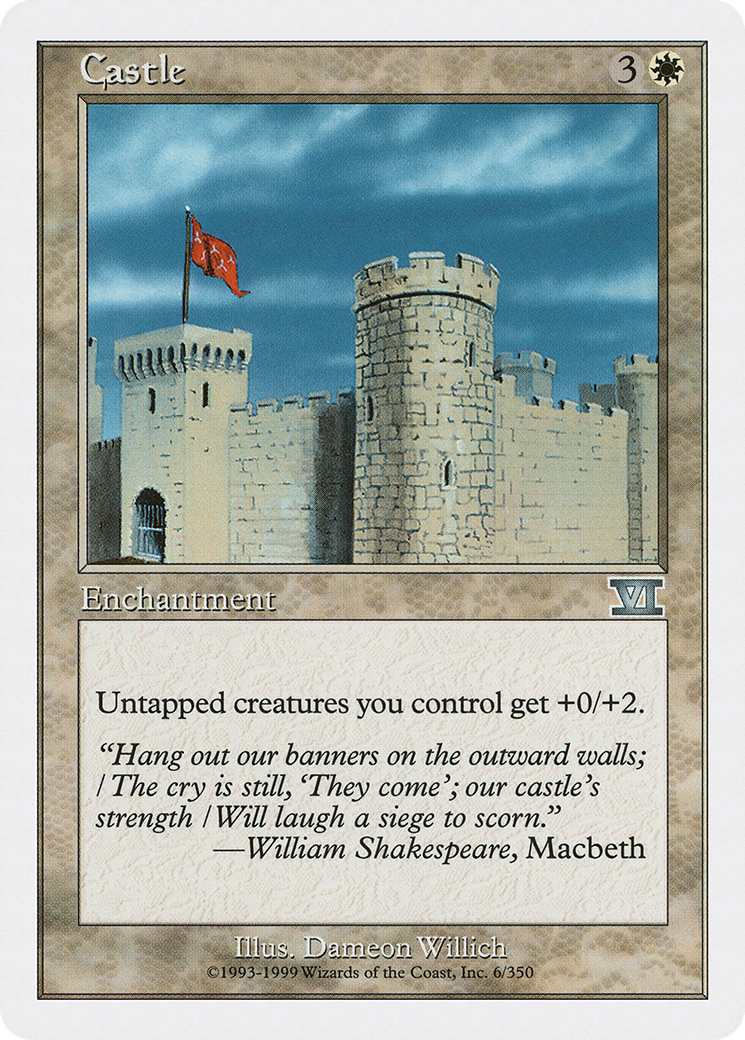 Castle (6ED-006)  - Classic Sixth Edition