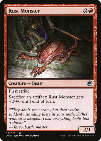 Rust Monster (AFR-161)  - Adventures in the Forgotten Realms