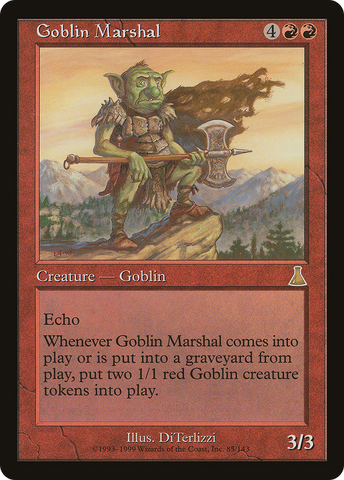 Goblin Marshal (UDS-085)  Foil - Urza's Destiny