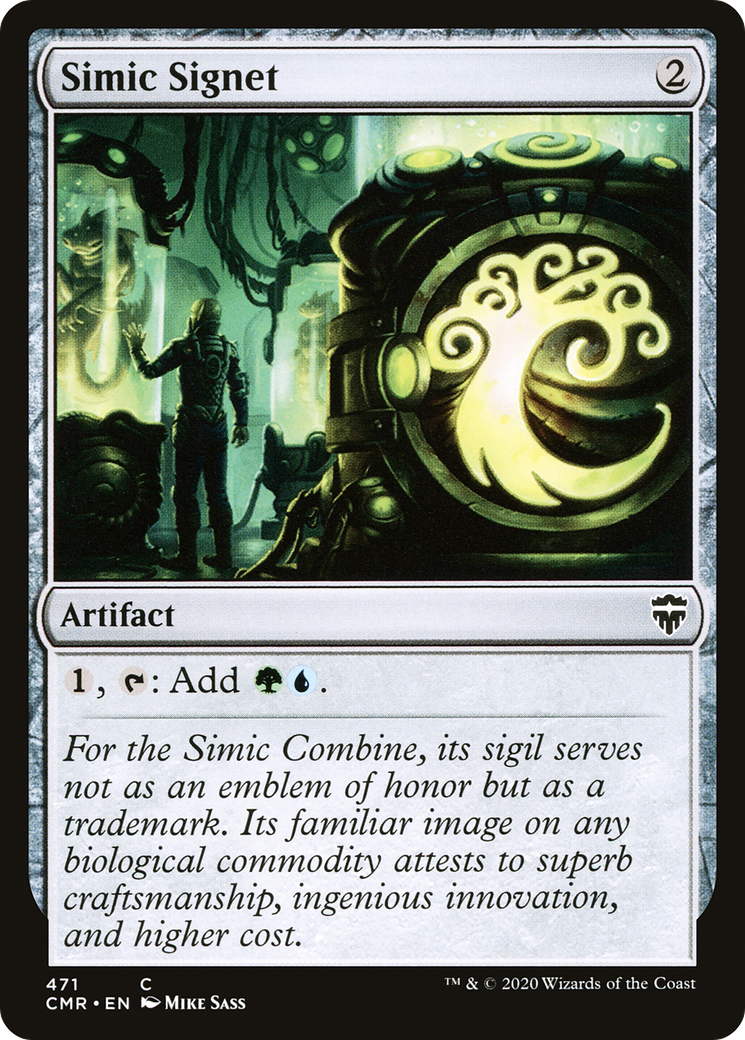 Simic Signet (CMR-471)  - Commander Legends
