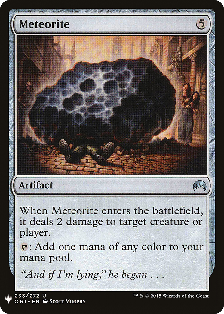 Meteorite (LIST-233)  - The List