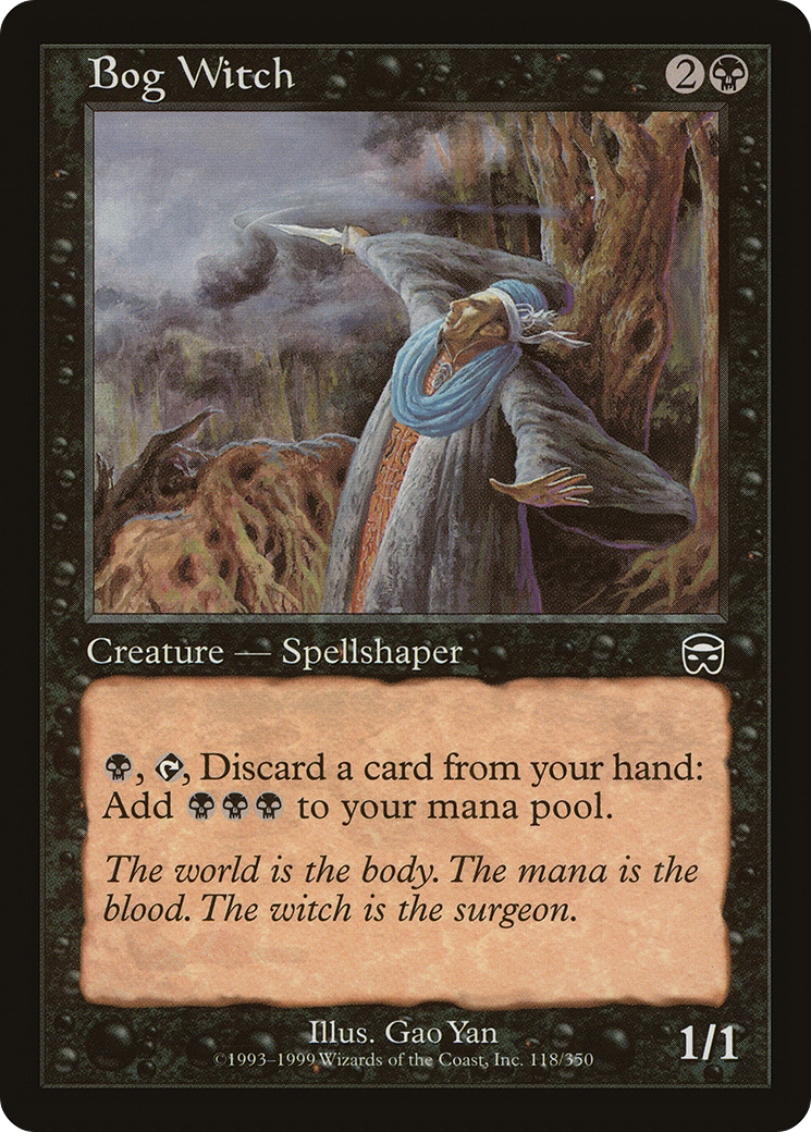 Bog Witch (MMQ-118)  Foil - Mercadian Masques