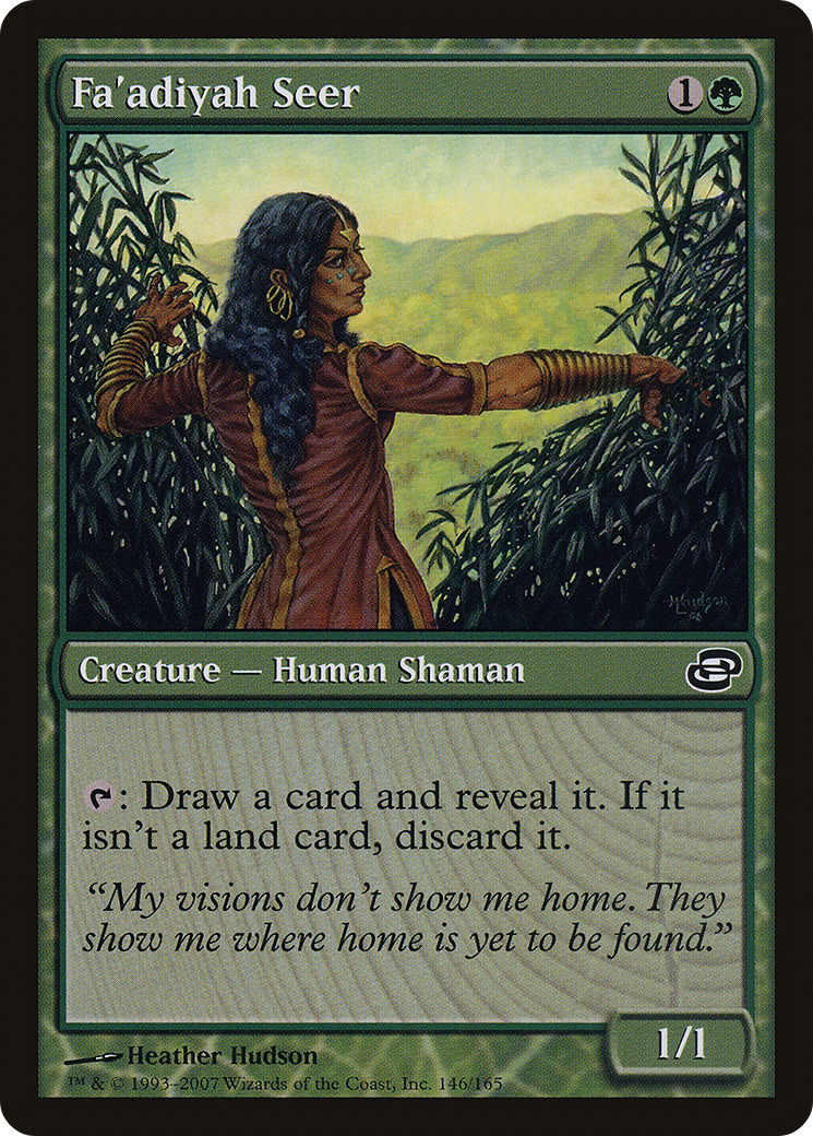 Fa'adiyah Seer (PLC-146)  Foil - Planar Chaos: (colorshifted)