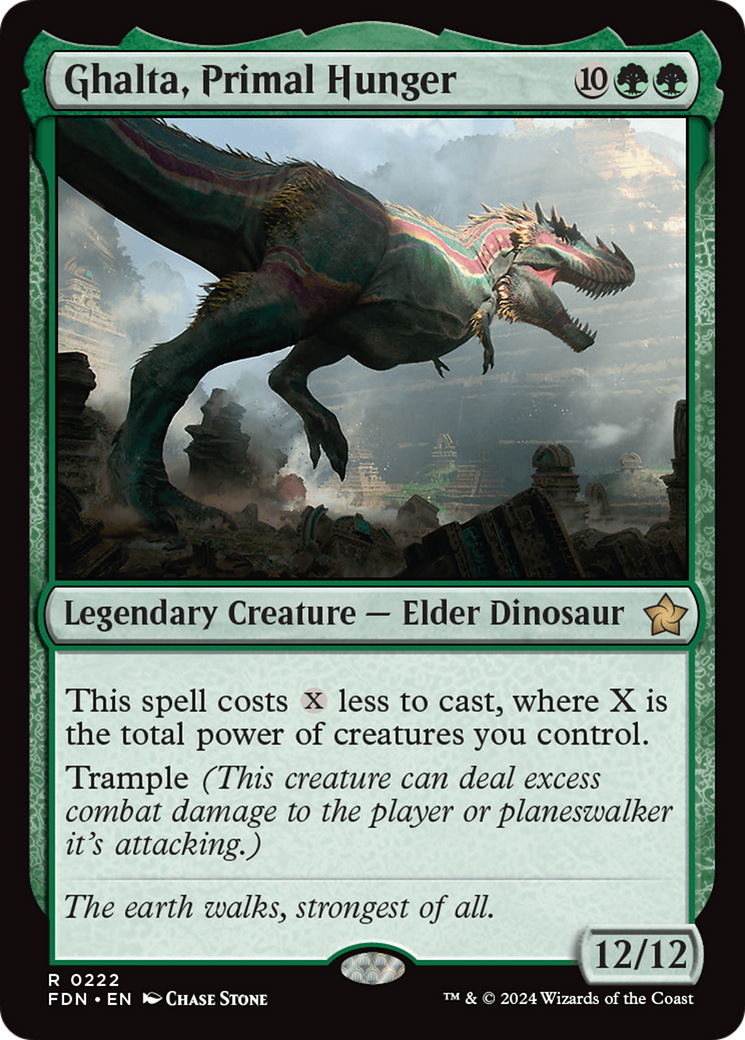 Ghalta, Primal Hunger (FDN-222)  - Foundations