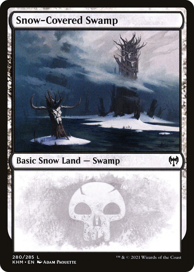 Snow-Covered Swamp (280) (KHM-280)  Foil - Kaldheim: (snow)