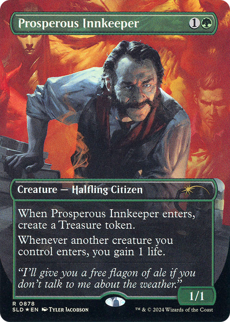 Prosperous Innkeeper (Rainbow Foil) (SLD-878)  Foil - Secret Lair Drop (Borderless)