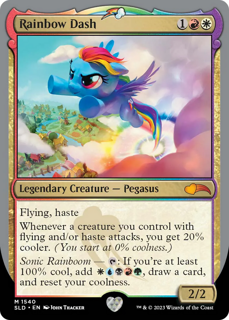 Rainbow Dash (SLD-1540)  Foil - Secret Lair Drop