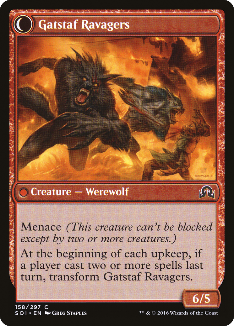 Gatstaf Arsonists (SOI-158)  - Shadows over Innistrad: (Double Faced Transform)
