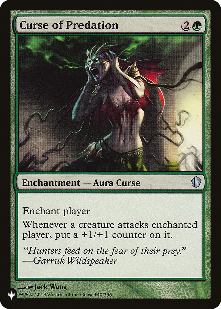 Curse of Predation (LIST-C13-140)  - The List
