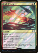 Hull Breach (Surge Foil) (40K-224)  Foil - Warhammer 40,000 Commander