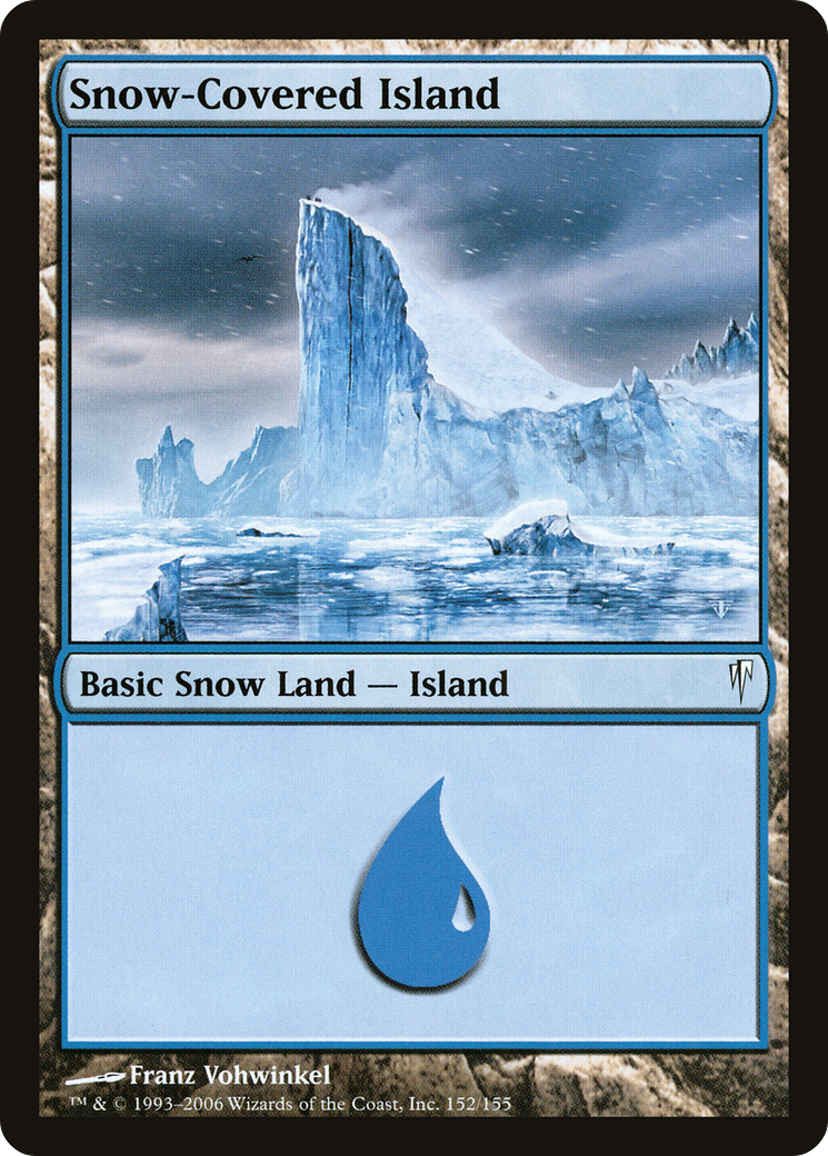 Snow-Covered Island (CSP-152)  Foil - Coldsnap