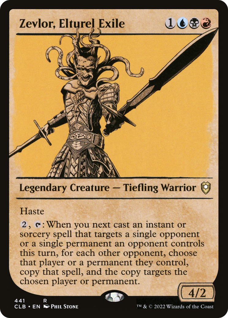 Zevlor, Elturel Exile (Showcase) (CLB-441)  - Commander Legends: Battle for Baldur's Gate: (Showcase)