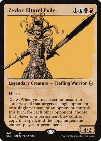 Zevlor, Elturel Exile (Showcase) (CLB-441)  - Commander Legends: Battle for Baldur's Gate: (Showcase)