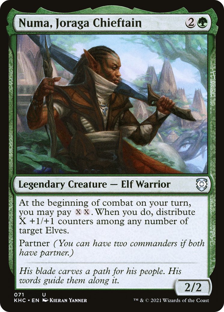 Numa, Joraga Chieftain (KHC-071)  - Kaldheim Commander