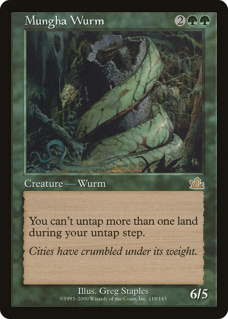 Mungha Wurm (PCY-119)  - Prophecy