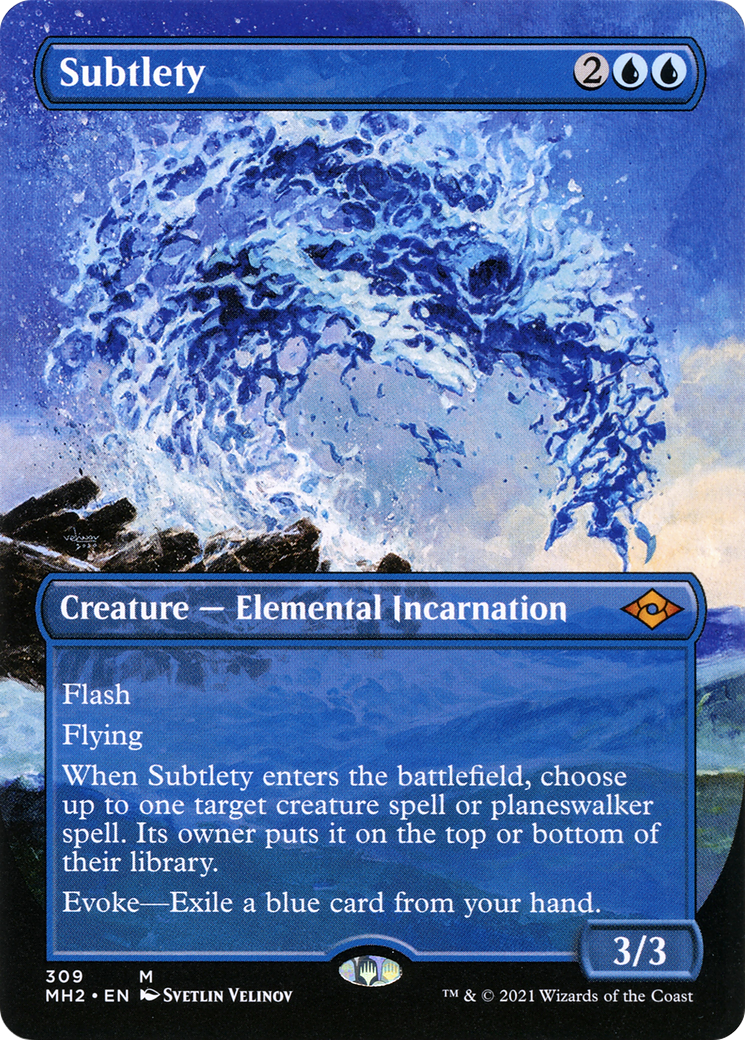 Subtlety (Borderless) (MH2-309)  - Modern Horizons 2 (Borderless)