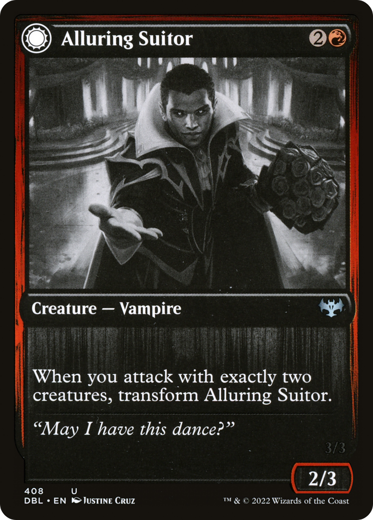 Alluring Suitor (DBL-408)  - Innistrad: Double Feature: (Double Faced Transform)