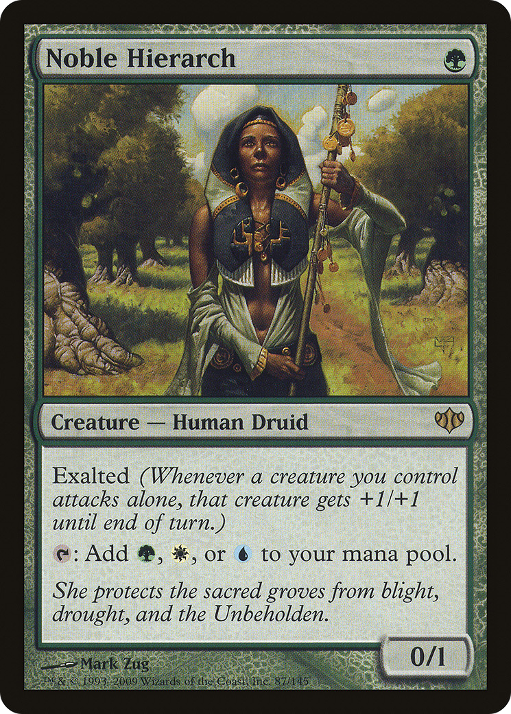 Noble Hierarch (CON-087)  Foil - Conflux