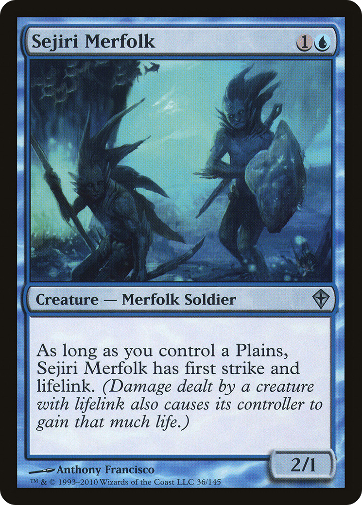 Sejiri Merfolk (WWK-036)  - Worldwake