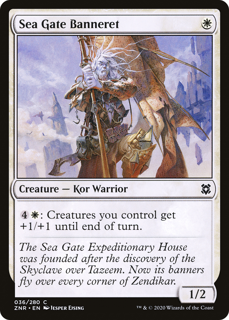 Sea Gate Banneret (ZNR-036)  - Zendikar Rising