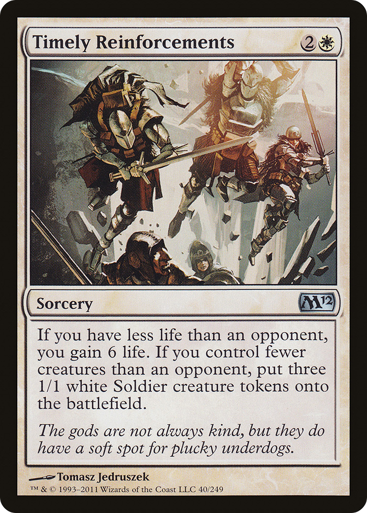 Timely Reinforcements (M12-040)  Foil - Magic 2012