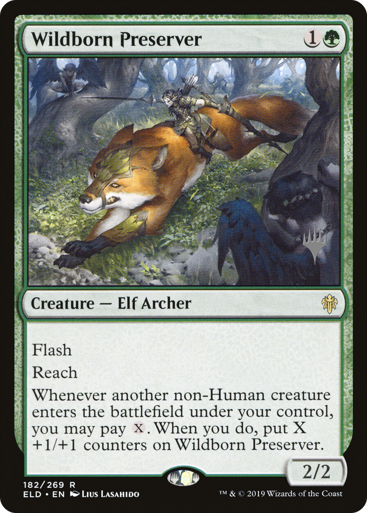 Wildborn Preserver (PPELD-182)  - Throne of Eldraine Promos