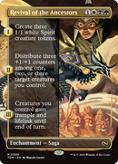 Revival of the Ancestors (Borderless) (TDM-389) - Tarkir: Dragonstorm: (enchantment) (Borderless)