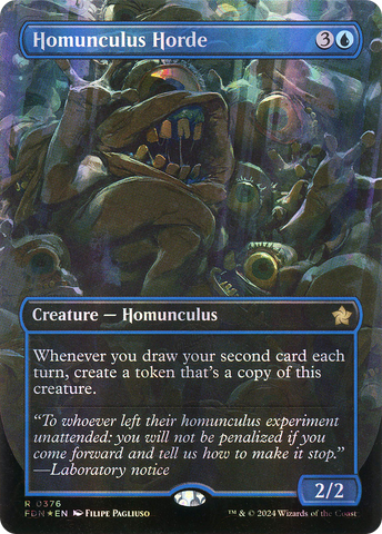 Homunculus Horde (FDN-376) - Foundations (Borderless) Foil