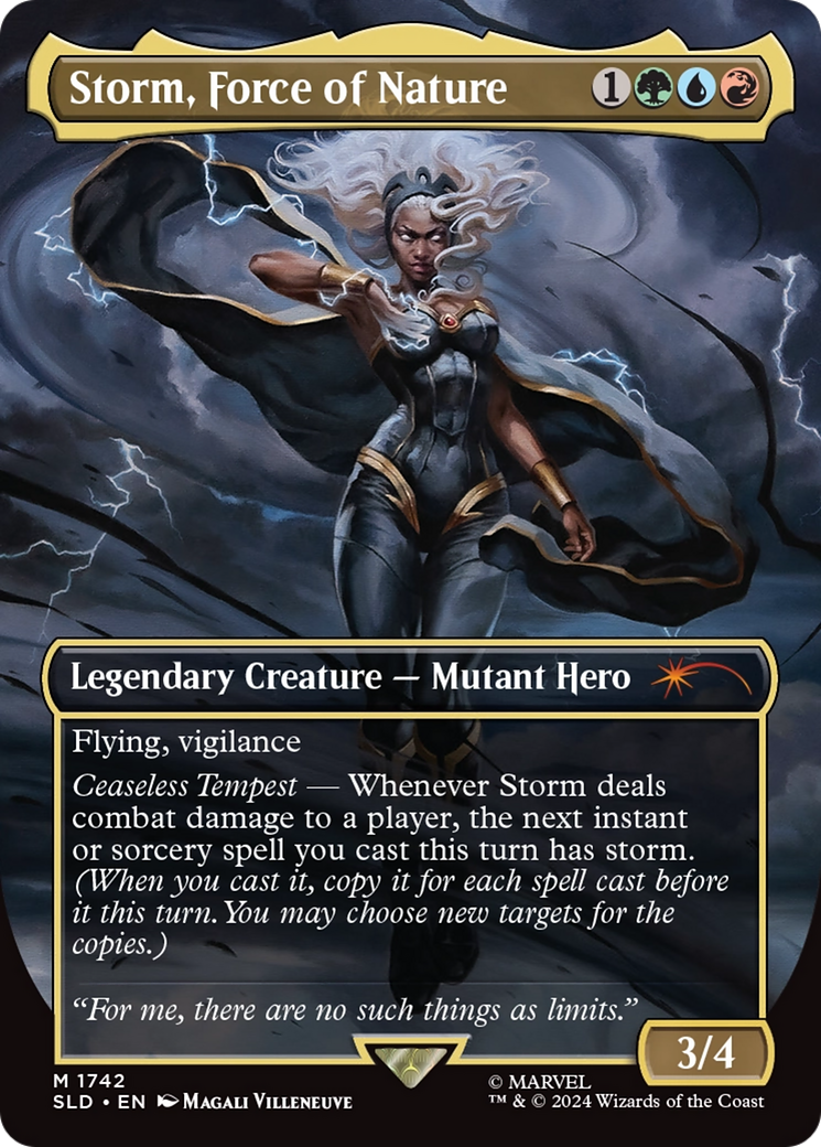 Storm, Force of Nature (SLD-1742)  - Secret Lair Drop (Borderless)