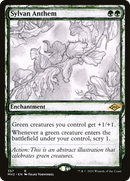 Sylvan Anthem (Showcase) (MH2-357)  Foil - Modern Horizons 2: (Showcase)
