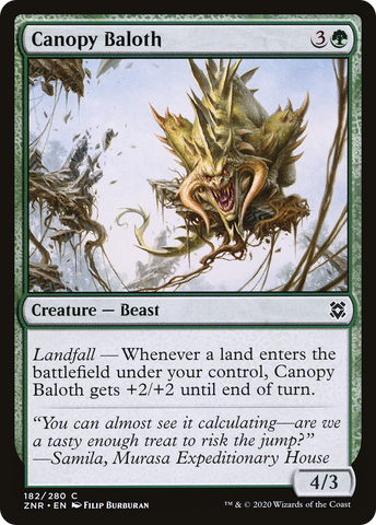 Canopy Baloth (ZNR-182)  Foil - Zendikar Rising