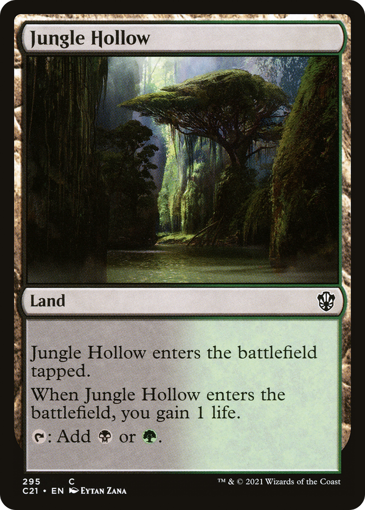 Jungle Hollow (C21-295)  - Commander 2021