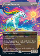 Crested Sunmare (SLD-1228) - Secret Lair Drop (Borderless) Foil