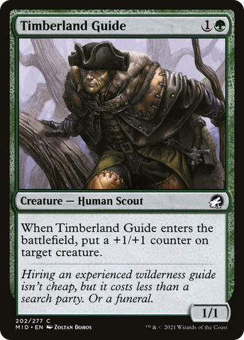 Timberland Guide (MID-202)  Foil - Innistrad: Midnight Hunt