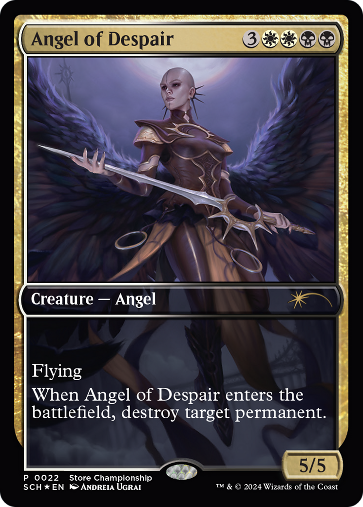 Angel of Despair (GAME-022)  Foil - Store Championships