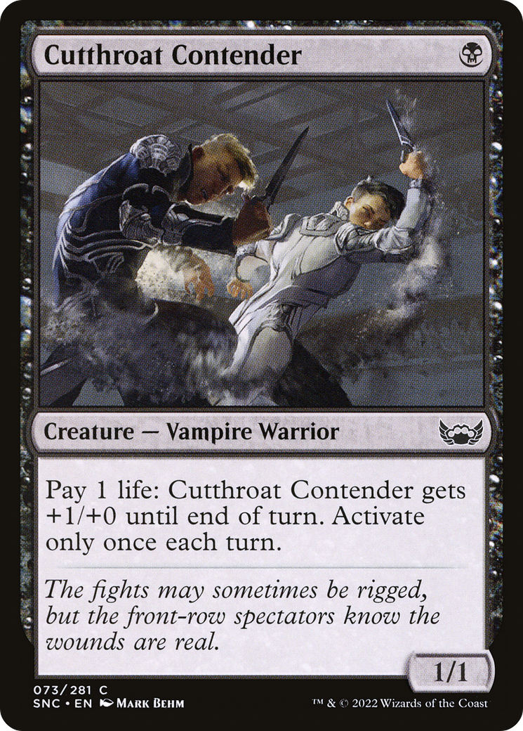 Cutthroat Contender (SNC-073)  - Streets of New Capenna