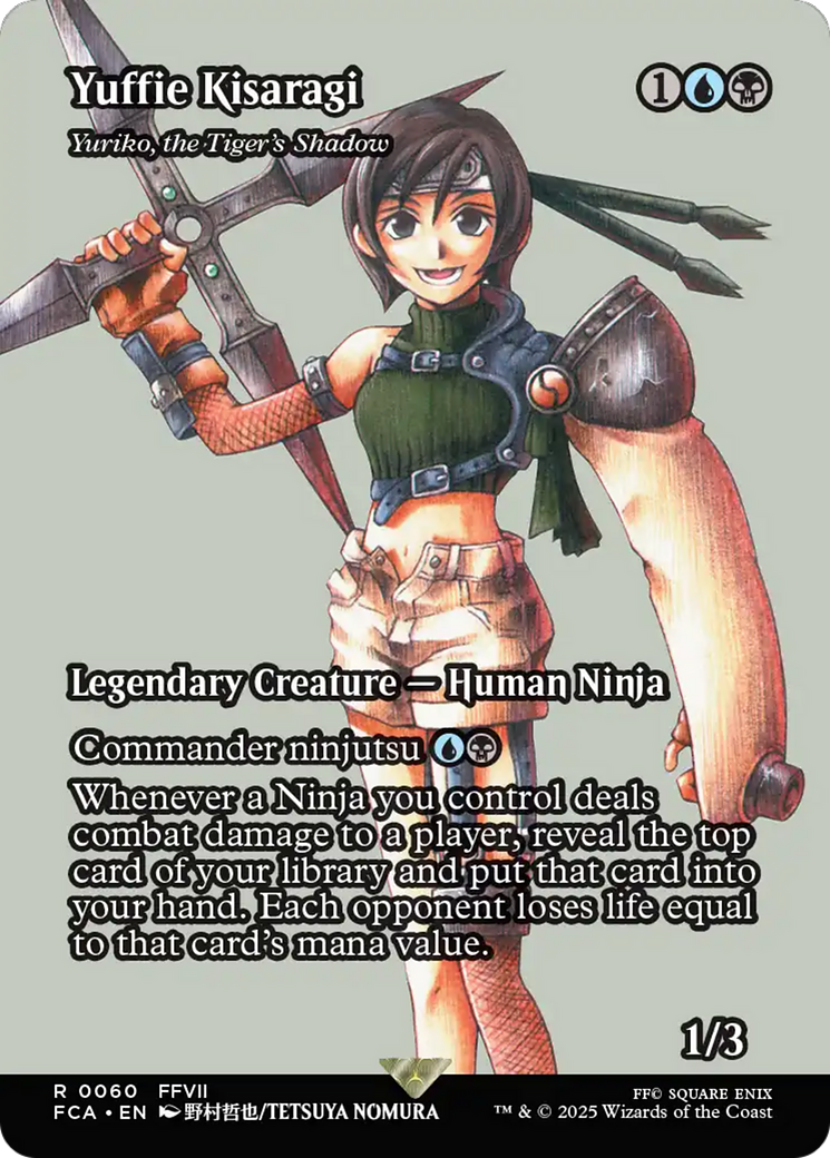 Yuffie Kisaragi - Yuriko, the Tiger's Shadow (Showcase) (FCA-060)  - FINAL FANTASY: Through the Ages / Yuffie Kisaragi (Borderless)