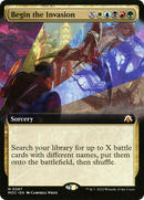 Begin the Invasion (Extended Art) (MOC-087)  - March of the Machine Commander: (Extended Art)