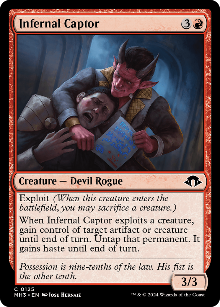 Infernal Captor (MH3-125)  Foil - Modern Horizons 3