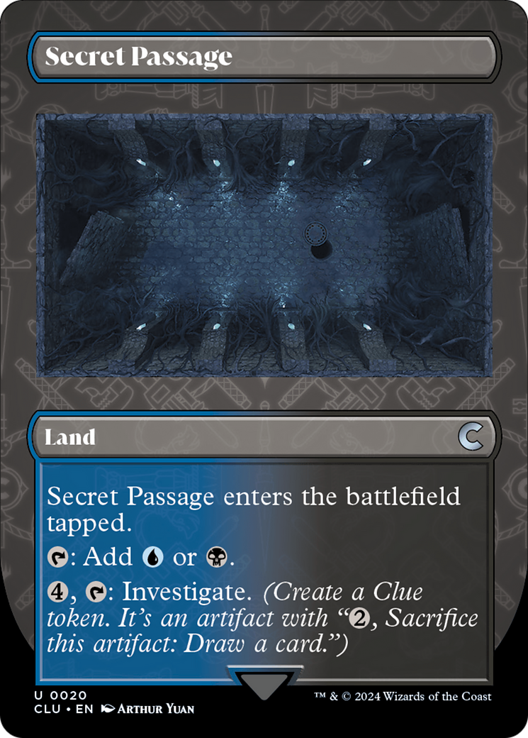 Secret Passage (Borderless) (CLU-020)  - Ravnica: Clue Edition