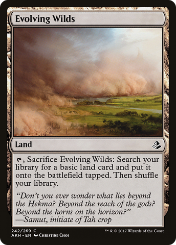 Evolving Wilds (AKH-242)  Foil - Amonkhet