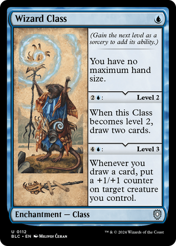Wizard Class (BLC-112)  - Bloomburrow Commander