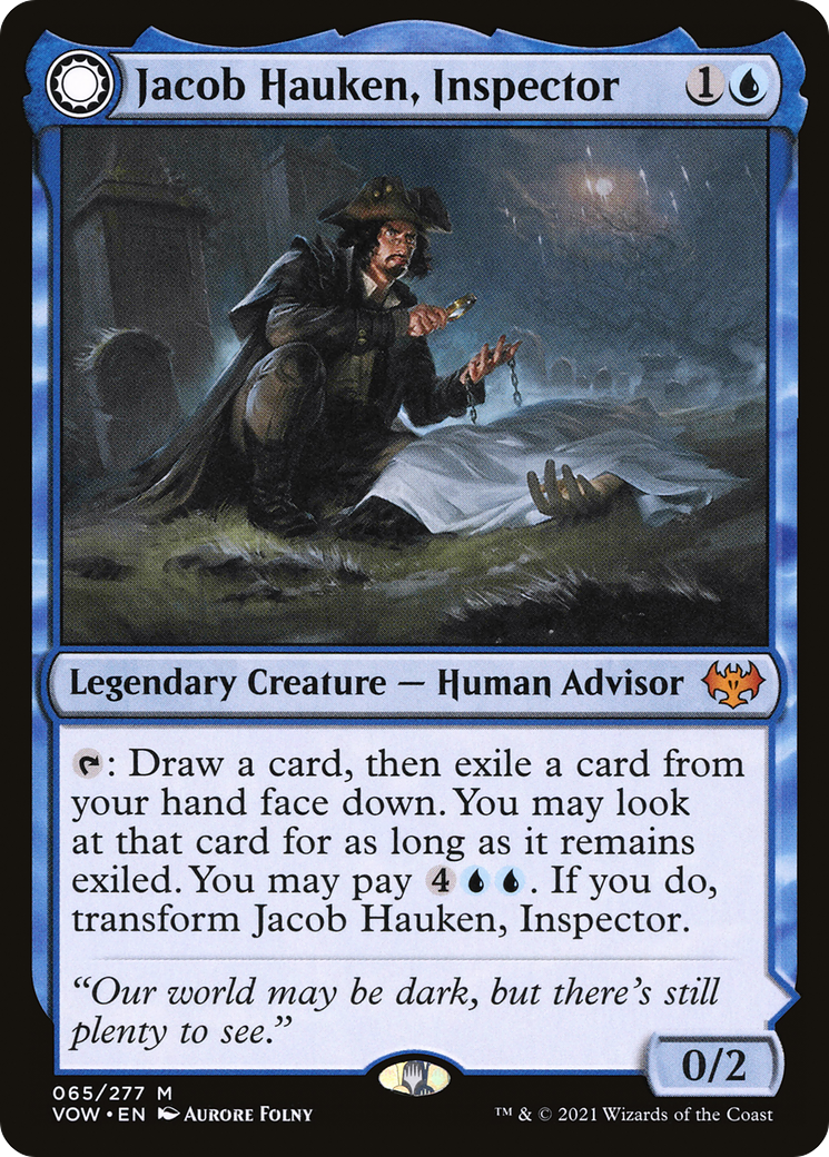 Jacob Hauken, Inspector (VOW-065)  - Innistrad: Crimson Vow: (Double Faced Transform)
