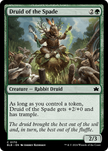 Druid of the Spade (BLB-170)  - Bloomburrow