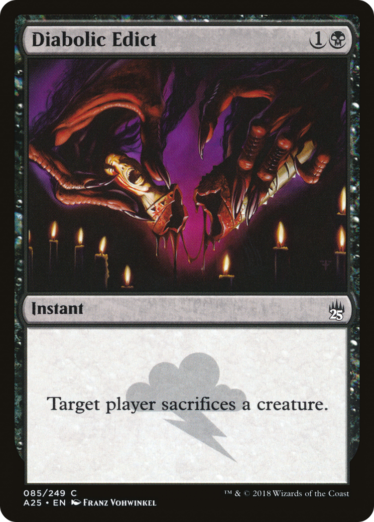 Diabolic Edict (A25-085)  Foil - Masters 25