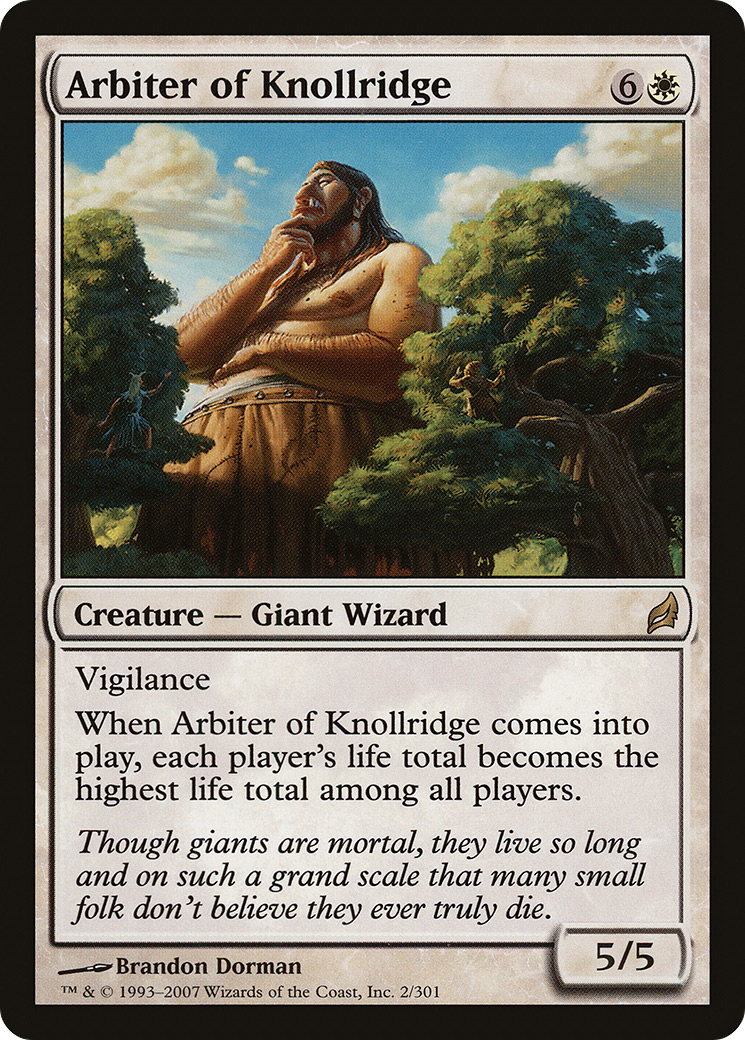 Arbiter of Knollridge (LRW-002)  - Lorwyn